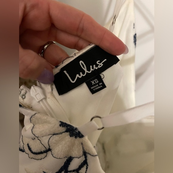 Lulus Bridal  shower/ rehearsal dress, midi - Picture 4 of 4